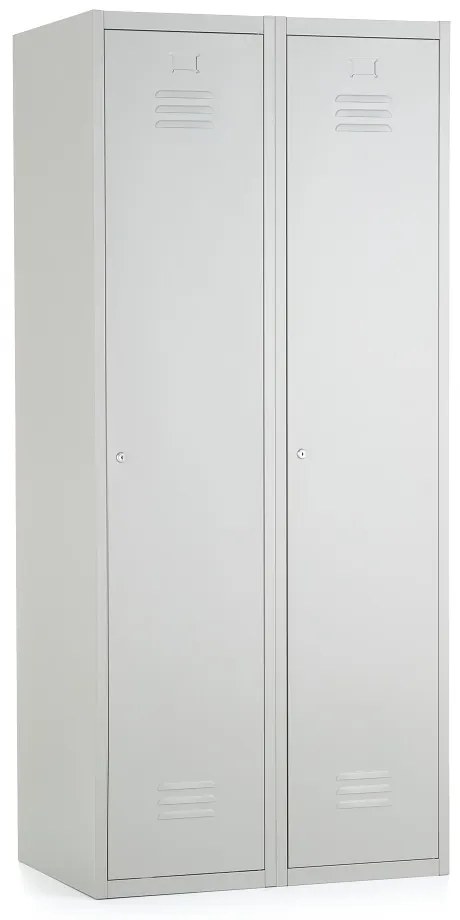 Dulap metalic, 80 x 50 x 180 cm, inchidere cilindrica, gri deschis - ral 7035