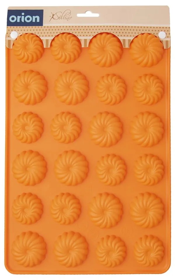Formă de copt pentru mini-prăjiturele Bundt din silicon 22x32 cm – Orion