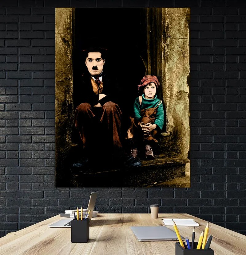 Tablou canvas Charlie Chaplin 120x80 cm