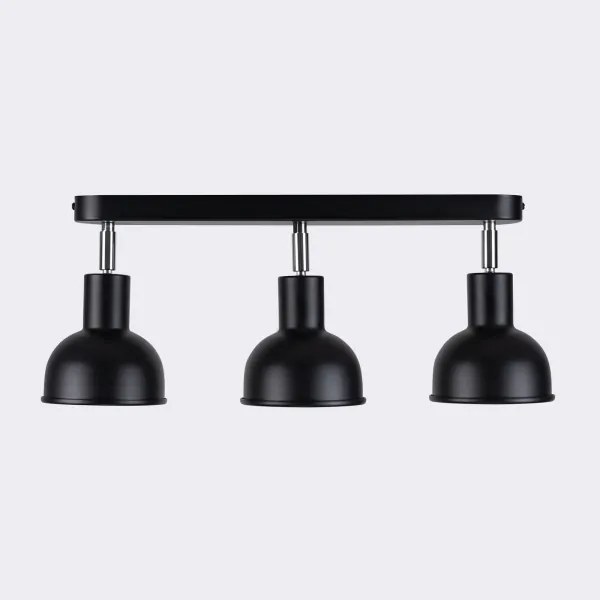 Spot Sollux SL.1318 ELBA 3xE27/15W/230V negru