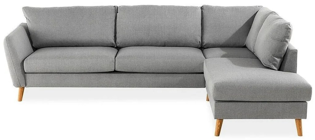Colțar Scandinavian Choice P108Maro, Gri, 278x196x89cm, 150 kg, Picioare: Lemn