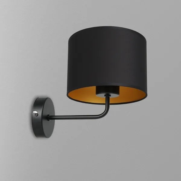 Lampă de perete ARDEN 1xE27/60W/230V negru/auriu