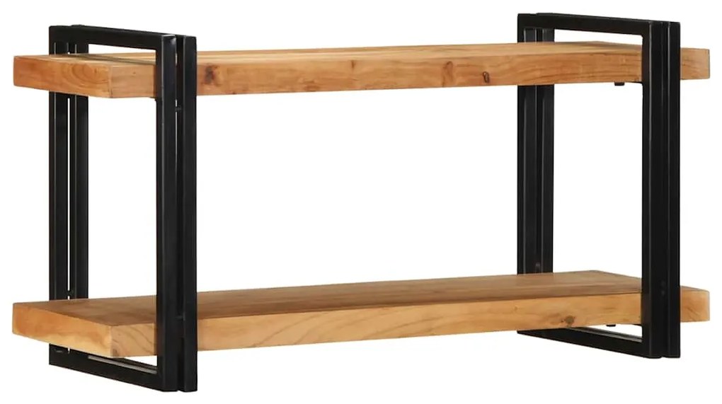 vidaXL Raft de perete 90x33x45 cm din lemn masiv de salcâm
