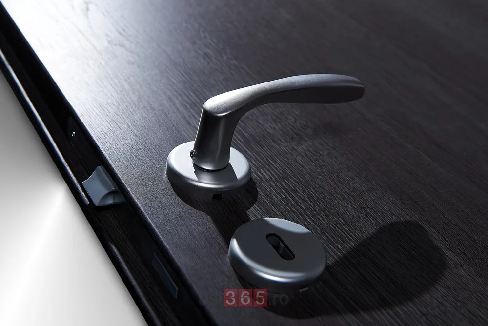 Usa glisanta HDF aplicata pe perete - Colectia VINTAGE 5.4 Toc reglabil de bordare 260-350 mm, Gri Antracit, Folie Decor