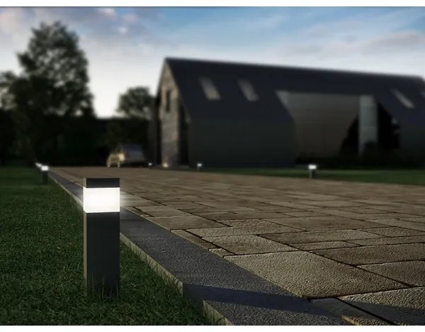 Lampa de exterior GARD cu senzor și priză 1xE14/60W/230V IP44