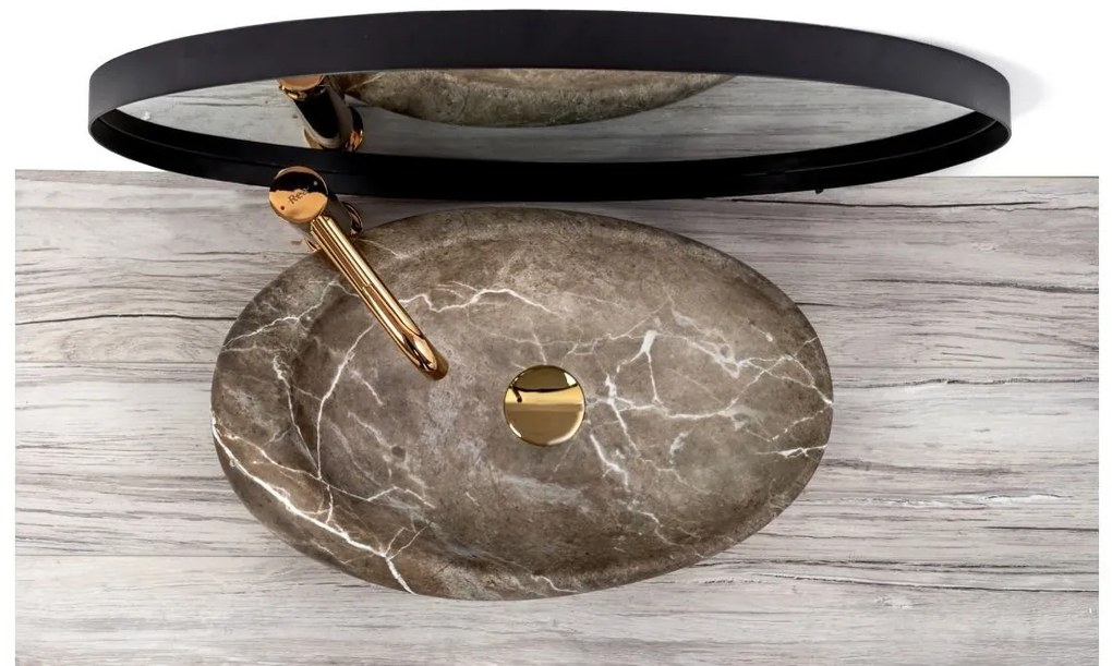 Lavoar Roxy B Stone ceramica sanitara - 49 cm