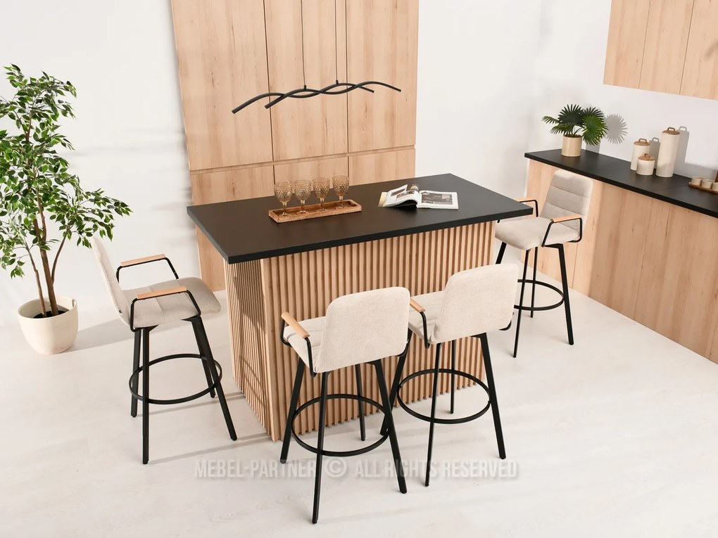 Scaun Henrich (crem + negru). 1110627