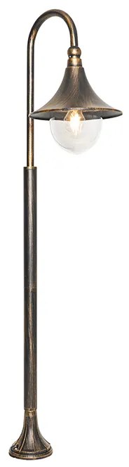 Felinar clasic de exterior auriu antic 125 cm IP44 - Daphne