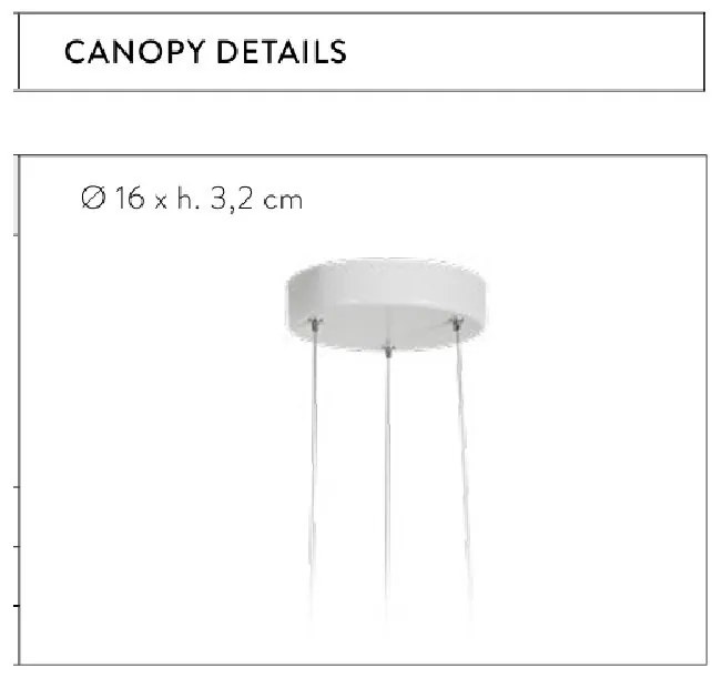 Lustra suspendata LED Fiordlys Round White