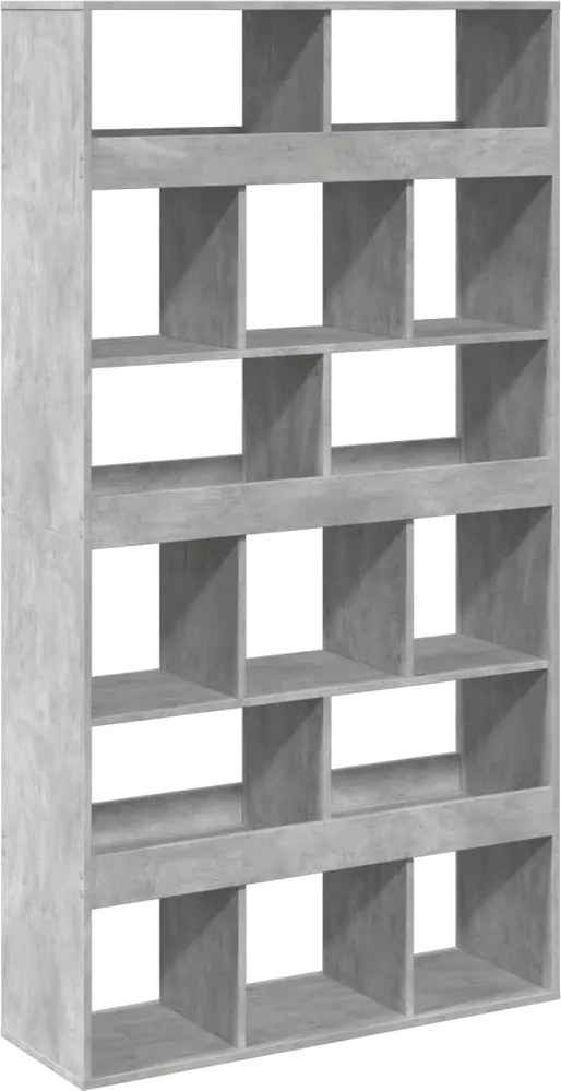 vidaXL Separator de cameră, gri beton, 100x33x187,5 cm, lemn prelucrat