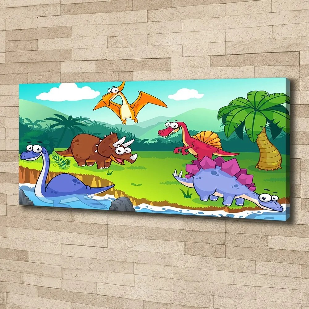 Pictură pe pânză Dinozauri