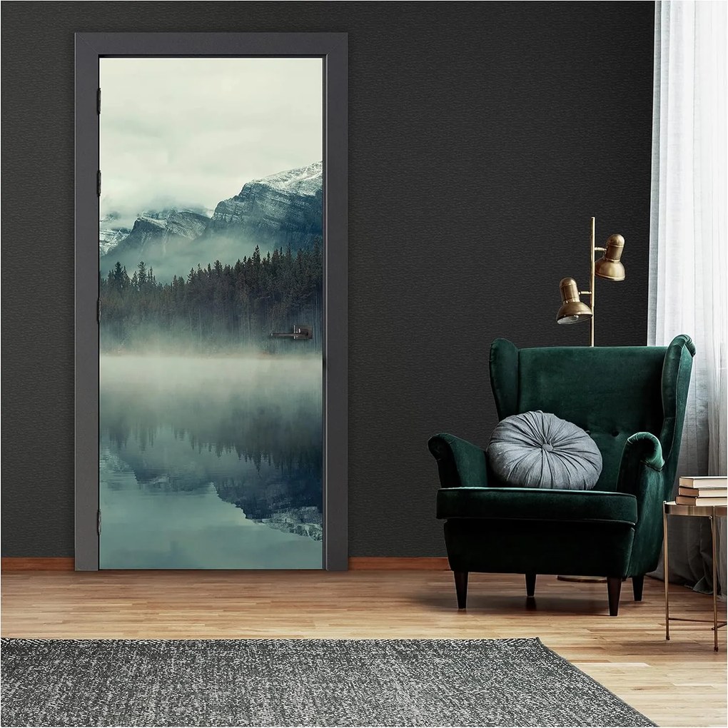 Fototapeta pentru usa MOUNTAIN LAKE 86x200 cm
