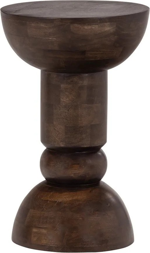 Măsuță auxiliară rotundă din lemn de mango ø 46 cm Emel – WOOOD