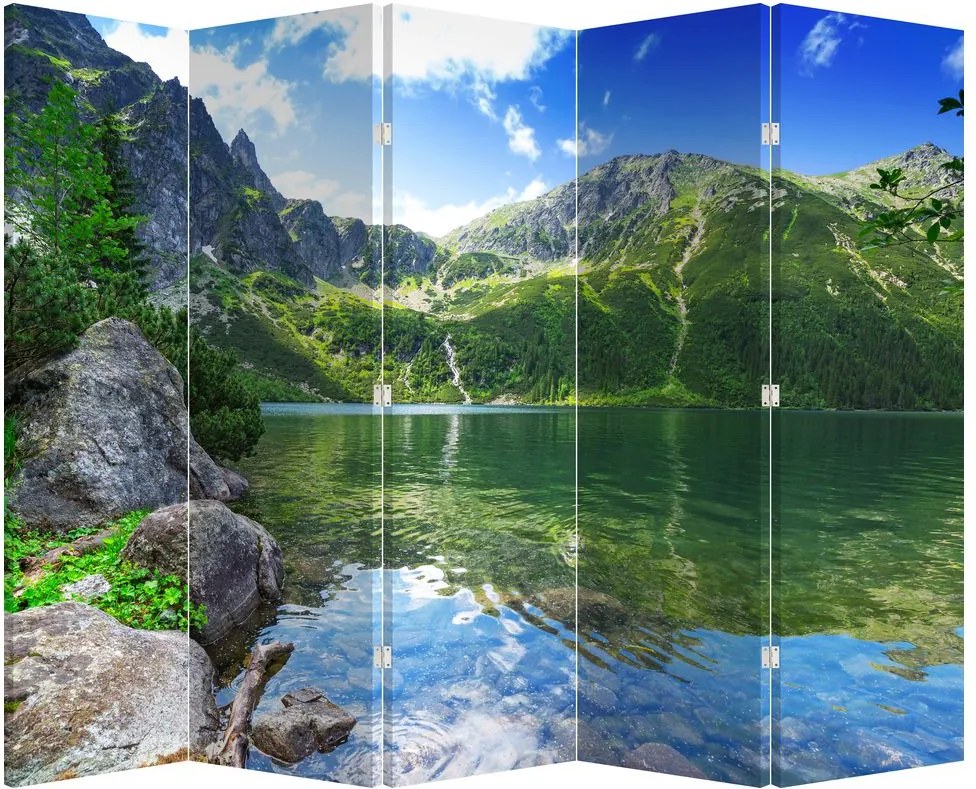 Paravan - Lac în munții Tatra (210x170 cm)