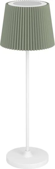 Eglo 75933 - Lampă de birou reîncărcabilă cu LED și dimmer LEONERO, 3,8 W / 5 V / 2000 mAh, alb/verde