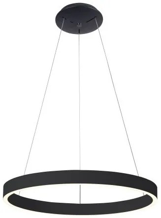 Lustra LED XXL suspendata design modern ANDREA 120 3000K DIMM BK