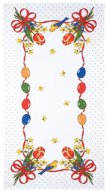 Traversă masă de Paşte LALEA, 45 x 85 cm
