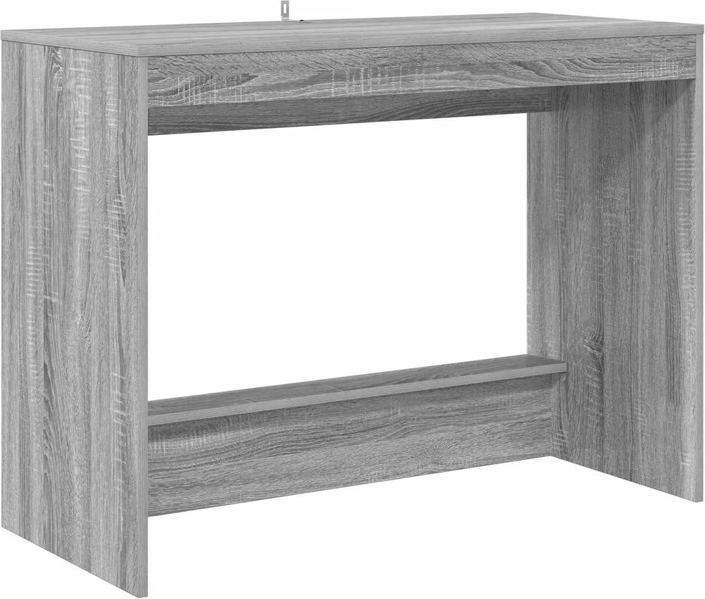 vidaXL Birou pentru pat Gri Sonoma 100 x 45 x 75 cm Lemn compozit