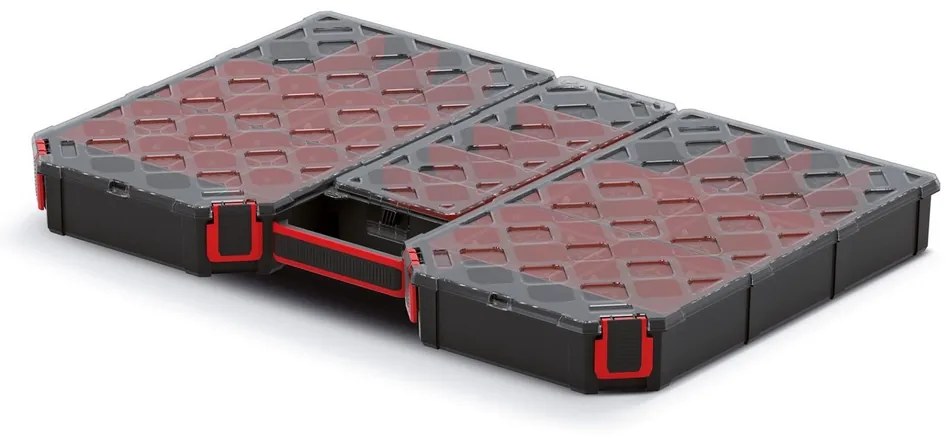 Organizator servieta 57,7 x 39 x 6 cm, combinatie, negru