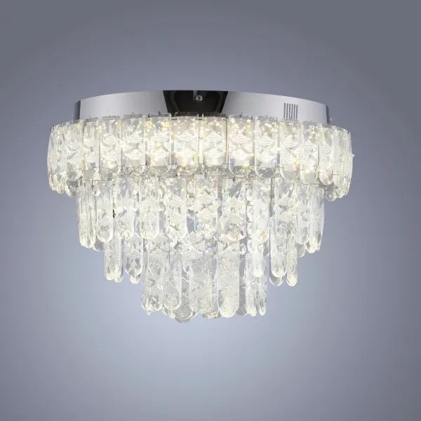 JUST LIGHT. 15092-17 - Plafonieră LED KULUNKA LED/33W/230V crom lucios