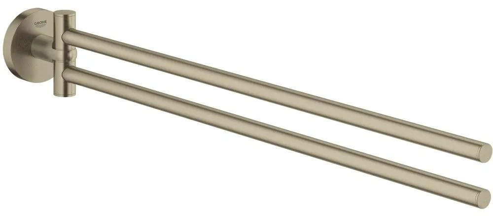 Grohe Essentials Suport prosop baie tip bara cu brate mobile, nichel mat (brushed nickel)