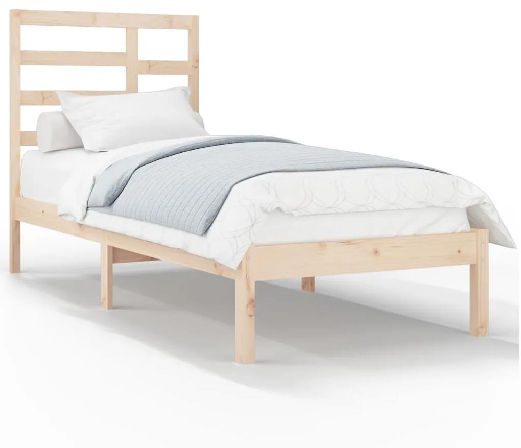 3105780 vidaXL Cadru de pat, 90x200 cm, lemn masiv