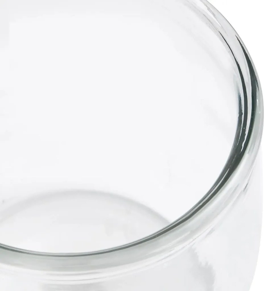 Borcane din sticla depozitare, capac, 2 buc., 2000 ml 2, 2000 ml