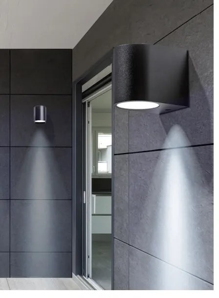 Aplica de perete exterior ambientala IP54 RIMINI 1 negru