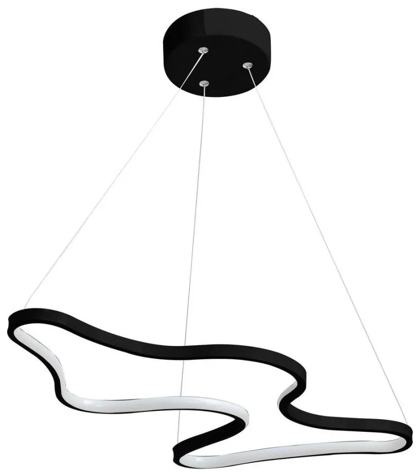 Lustră LED pe cablu ARTISAN, 36W, 230V, 4000K, negru