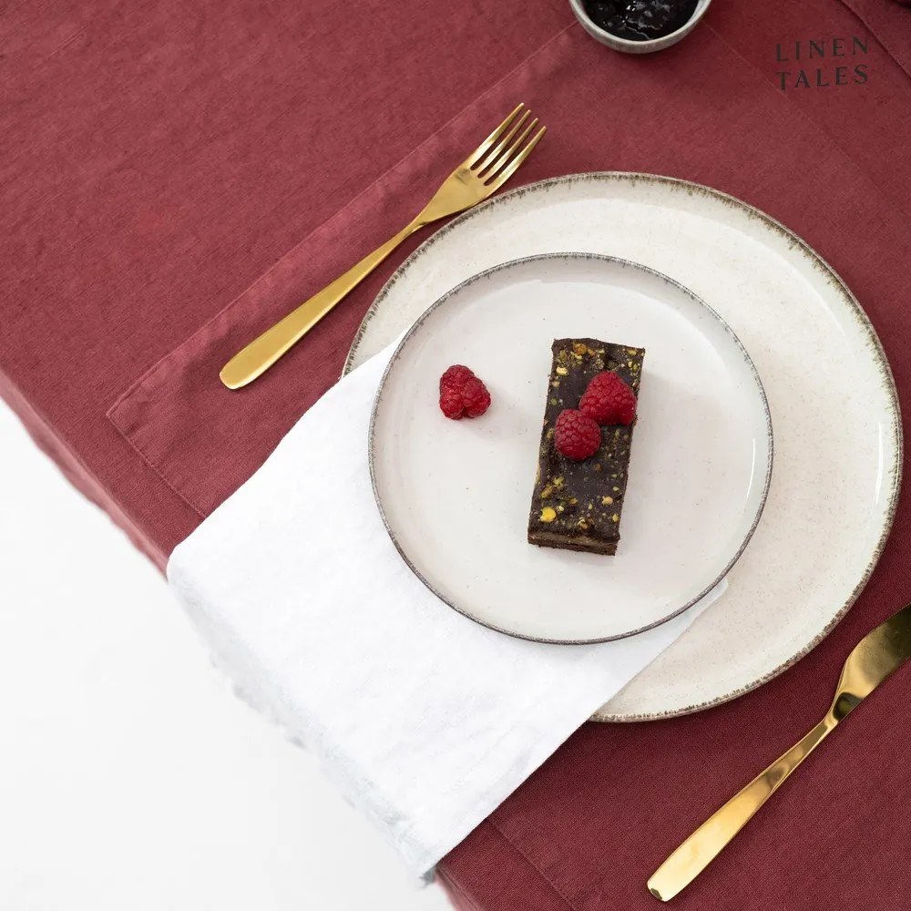 Suport pentru farfurii din in 35x45 cm Marsala – Linen Tales