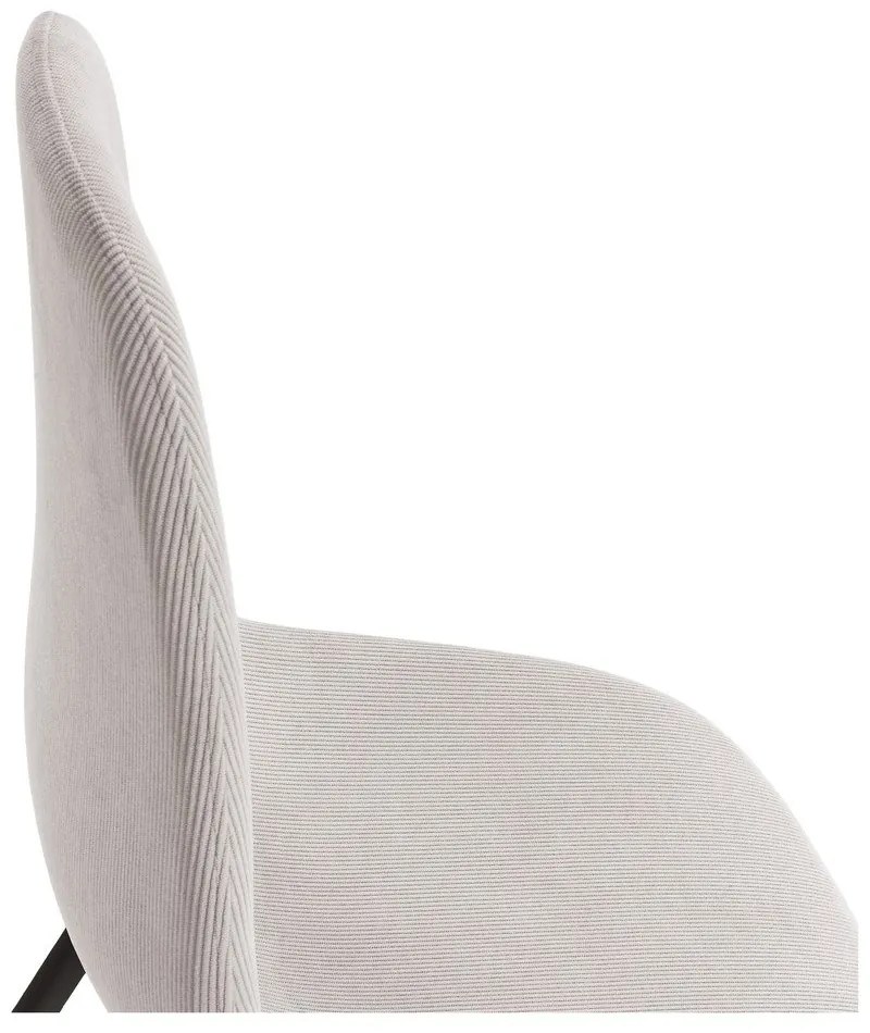 Scaune de dining crem 4 buc. tapițate Minka – Marckeric