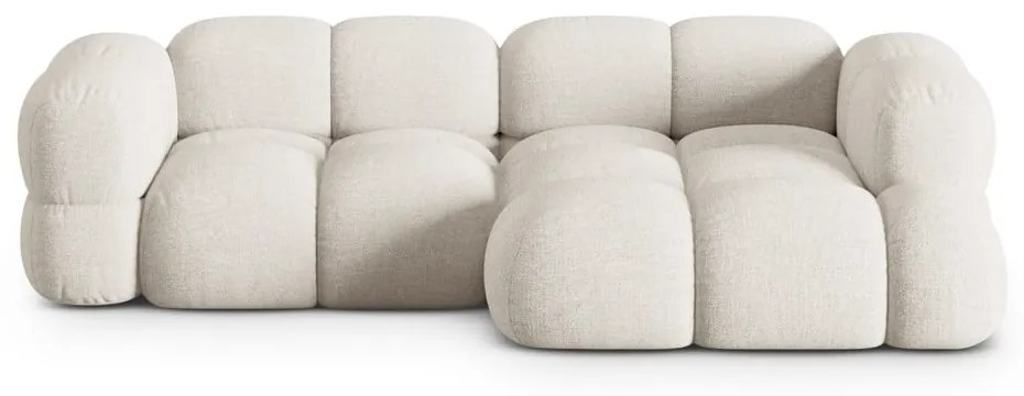 Colțar bej (cu colț pe partea dreaptă/cu șezlong) Loretto – Cosmopolitan Design