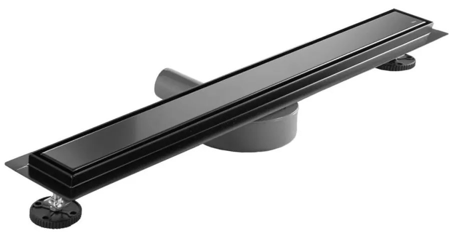 REA-G7802 - Rigolă de scurgere NEOX PRO 70 cm, oțel inoxidabil/negru