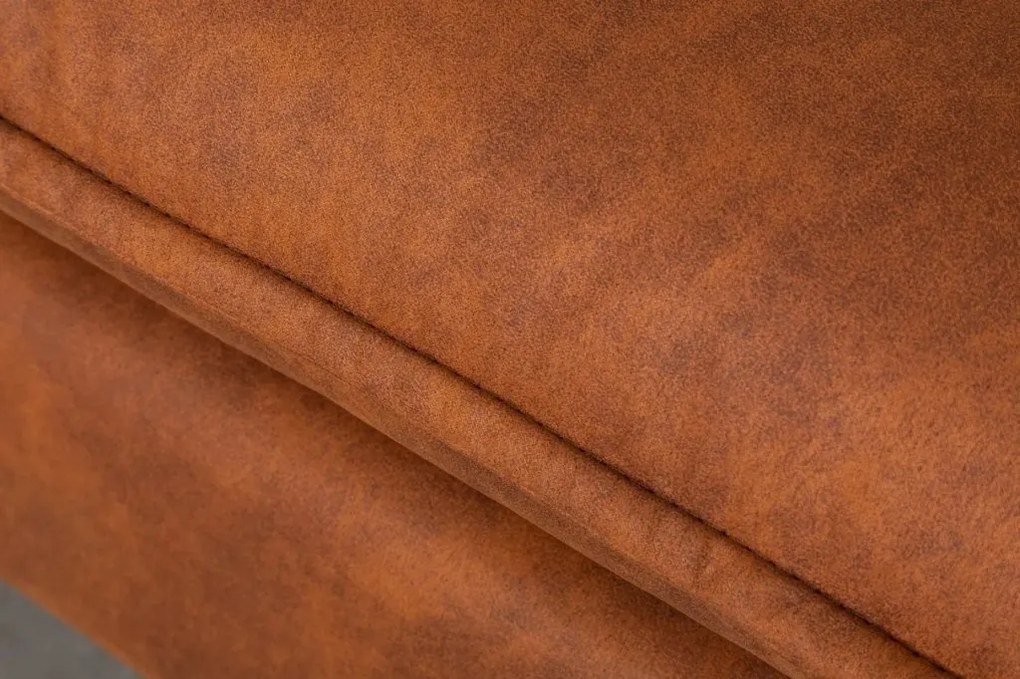 Canapea moderna, MIcrofibra, Maro Antic, ROCCO 195cm