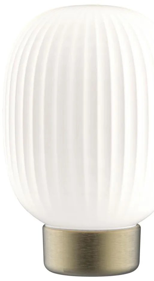 Lampă LED tactilă dimabilă de masă LATTE LED/1,8W/5V USB 2000 mAh auriu/alb