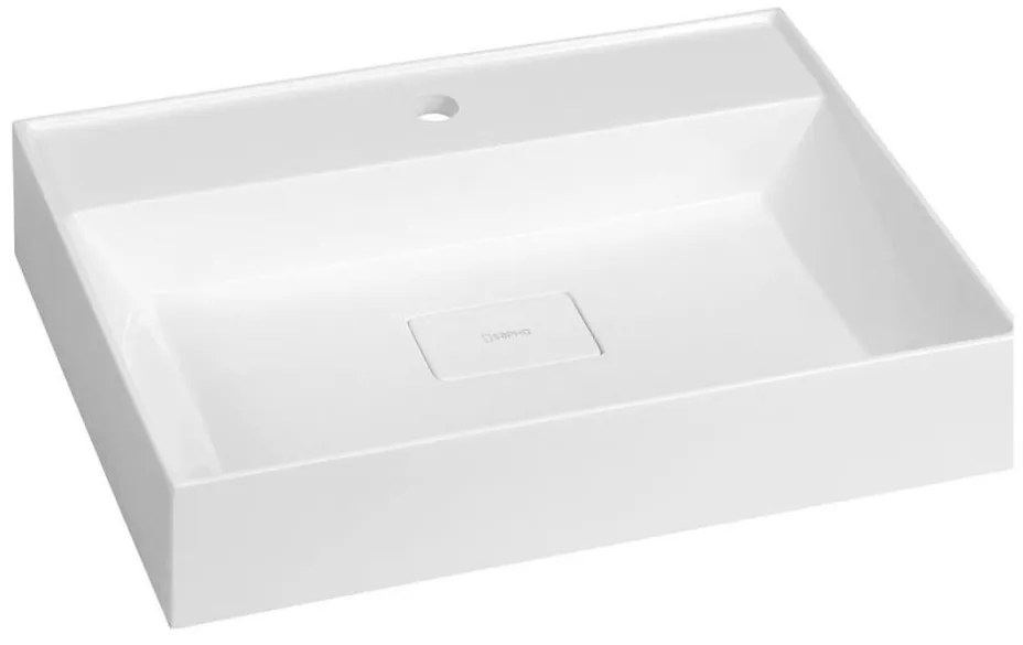 Sapho - Lavoar de blat GODIVA 58x44 cm marmură/alb