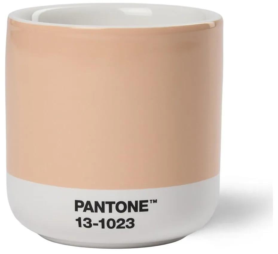 Cană din ceramică roz-portocaliu 175 ml Cortado Peach Fuzz 13-1023 – Pantone