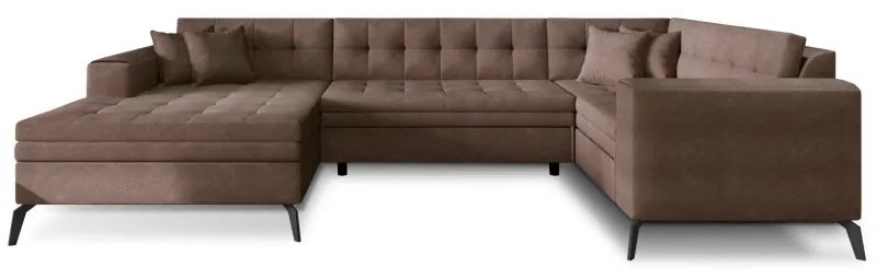 Colțar Montez 340cm Brun