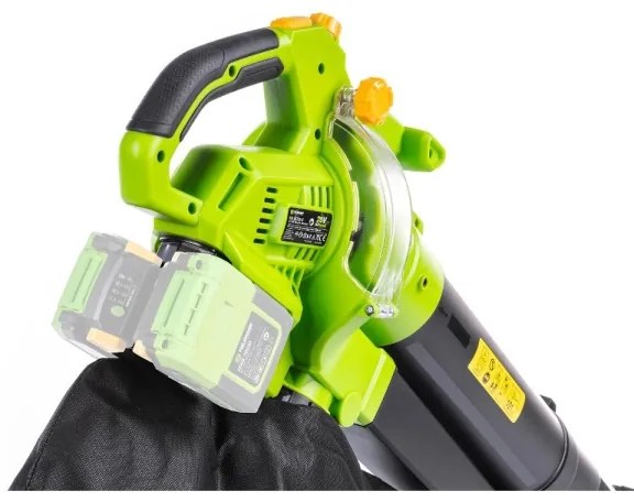 Aspirator și suflantă de grădină pe acumulator Fieldmann 20V