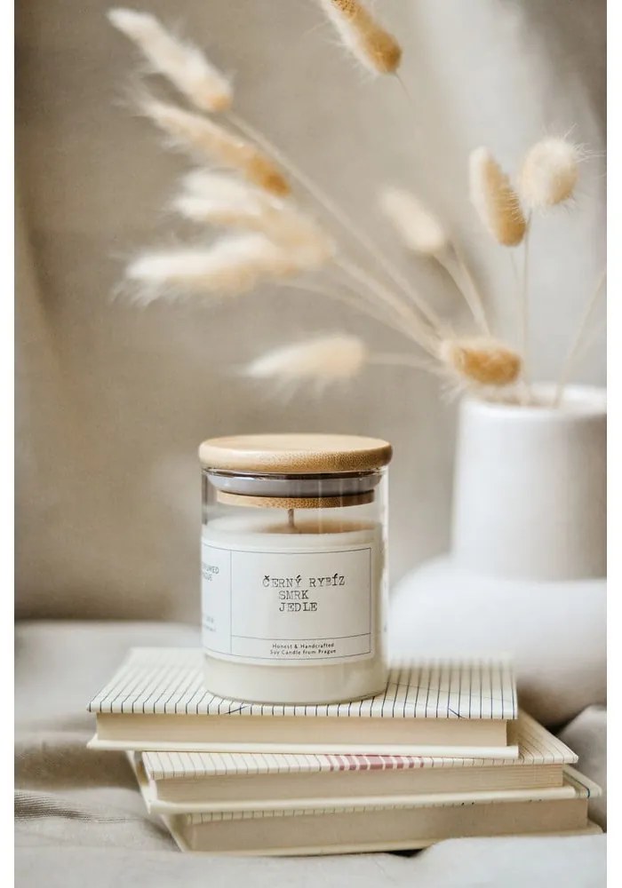 Lumânare parfumată din ceară de soia timp de ardere 40 h #79 Black Currant – Perfumed Prague