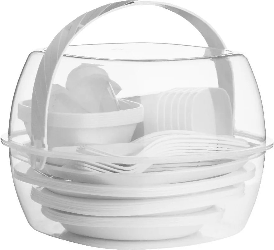 Set pentru picnic Premier Housewares Clear White, 51 piese