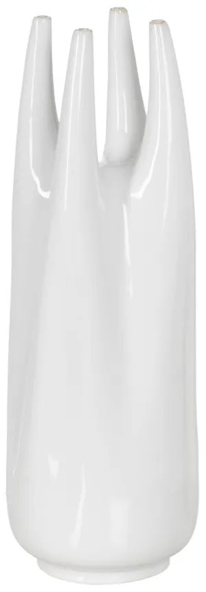 Vază albă din ceramică înaltă (înălțime 56 cm) Blanca – Ixia