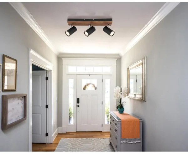 Spot Globo 57909-3 KAYDEN 3xGU10/25W/230V negru