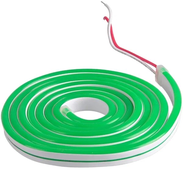 Banda LED NEON 5m LED/30W/24V verde IP65