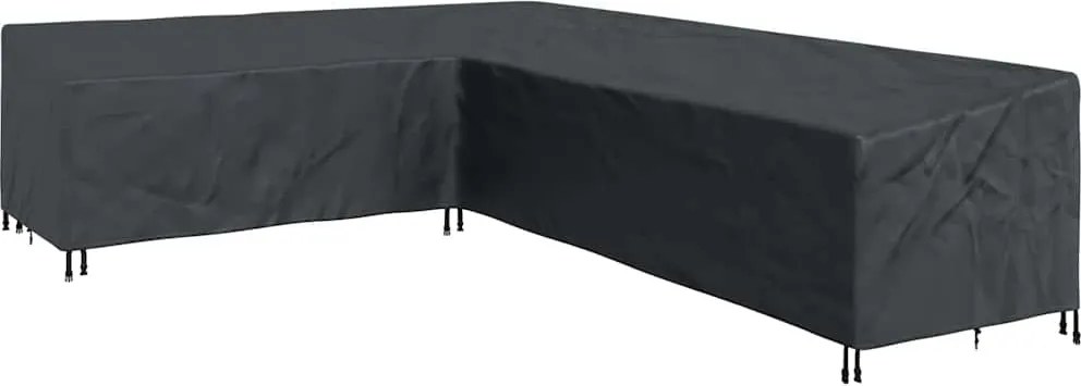 vidaXL Husă pentru mobilă Negru 330 x 255 x 80 cm Material Oxford 600D