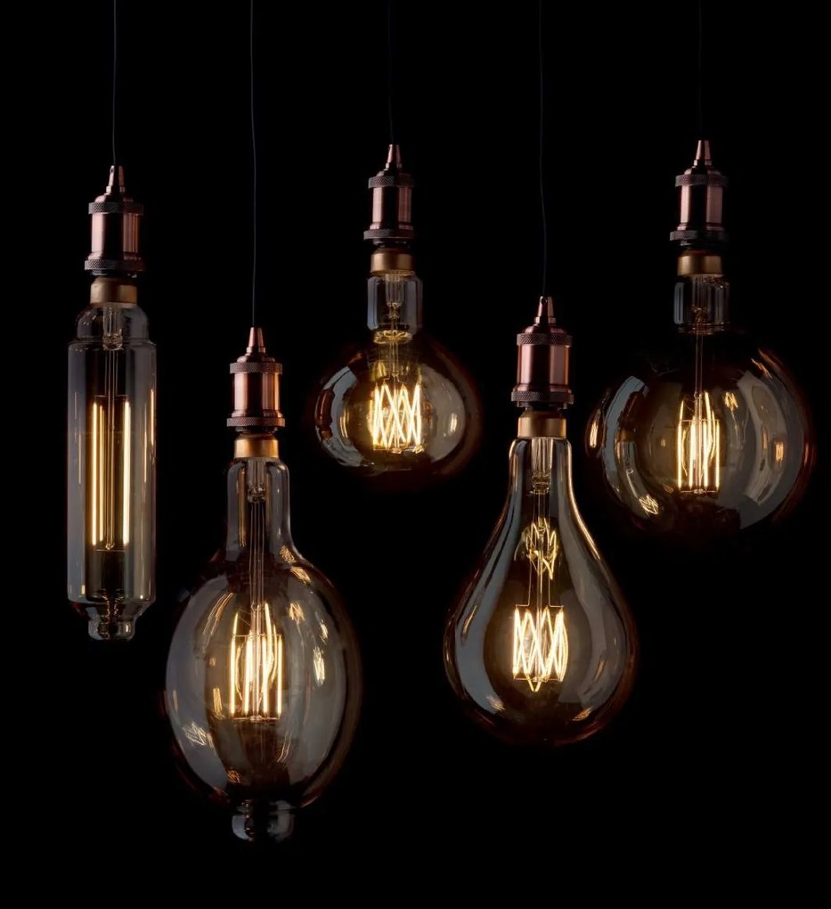 Bec de dimensiuni mari, cu filament LED VINTAGE XL E27 4W BOMB 129860