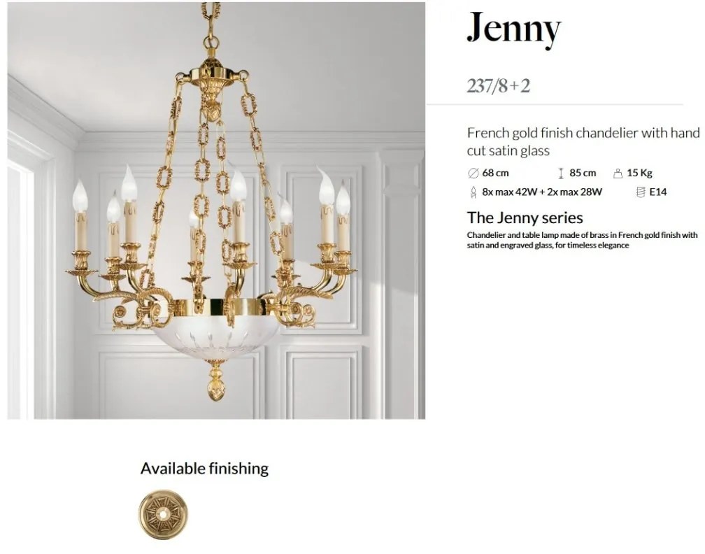 Lustra LUX design clasic realizata manual Jenny