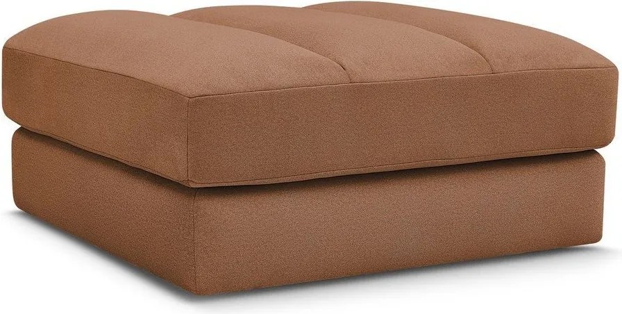 Taburet portocaliu cu tapițerie din catifea Sierra – Bobochic Paris