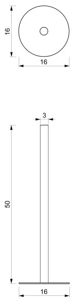 Suport de hârtie igienică 51 cm alb
