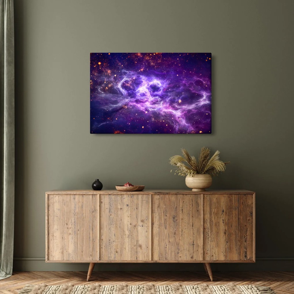 Tablou - Universul violet (90x60 cm)